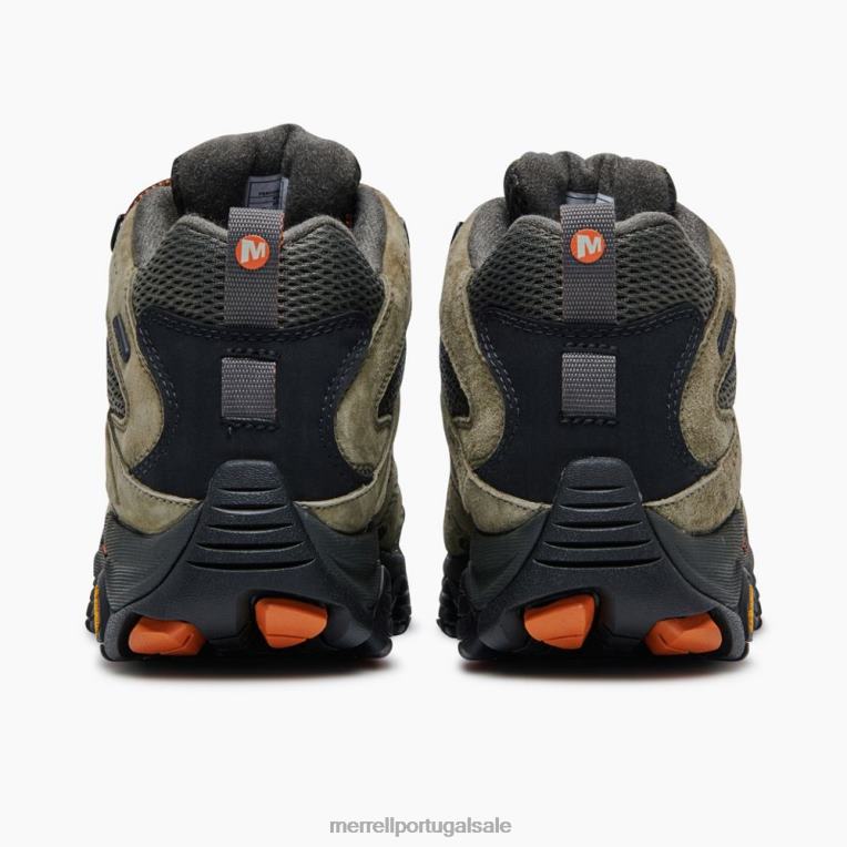 moab 3 meio à prova d'água (j035841) Merrell homens 4820N127 Oliva sapato
