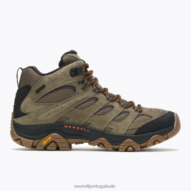 moab 3 meio à prova d'água (j036549) Merrell homens 4820N128 azeitona/goma sapato