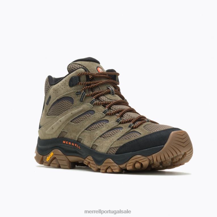 moab 3 meio à prova d'água (j036549) Merrell homens 4820N128 azeitona/goma sapato
