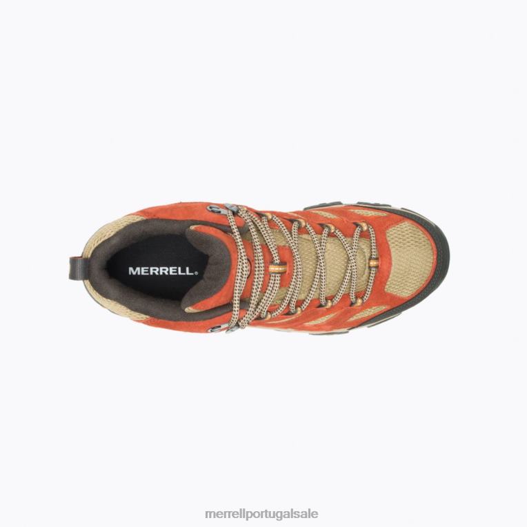 moab 3 mid gore-tex (j036751) Merrell homens 4820N262 argila sapato