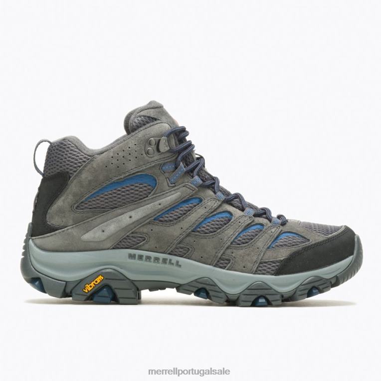 moab 3 mid (j035865) Merrell homens 4820N131 granito sapato