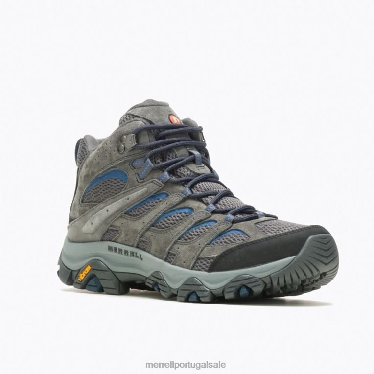 moab 3 mid (j035865) Merrell homens 4820N131 granito sapato