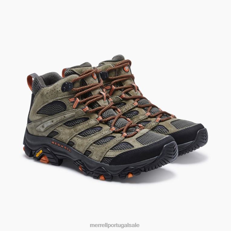 moab 3 mid (j035867) Merrell homens 4820N134 Oliva sapato