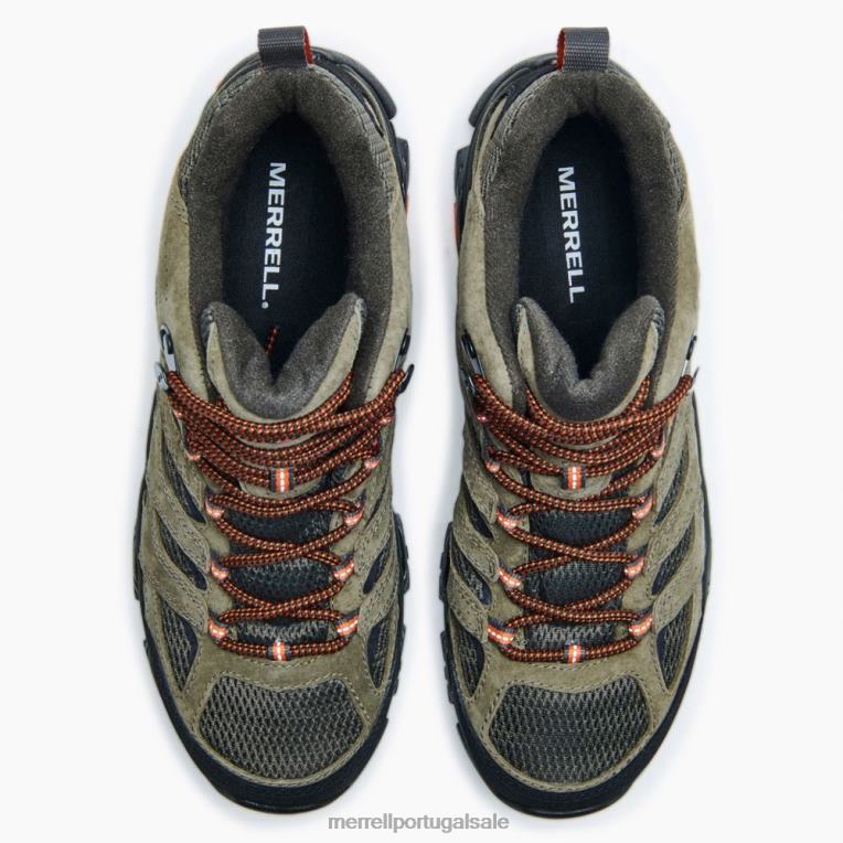 moab 3 mid (j035867) Merrell homens 4820N134 Oliva sapato