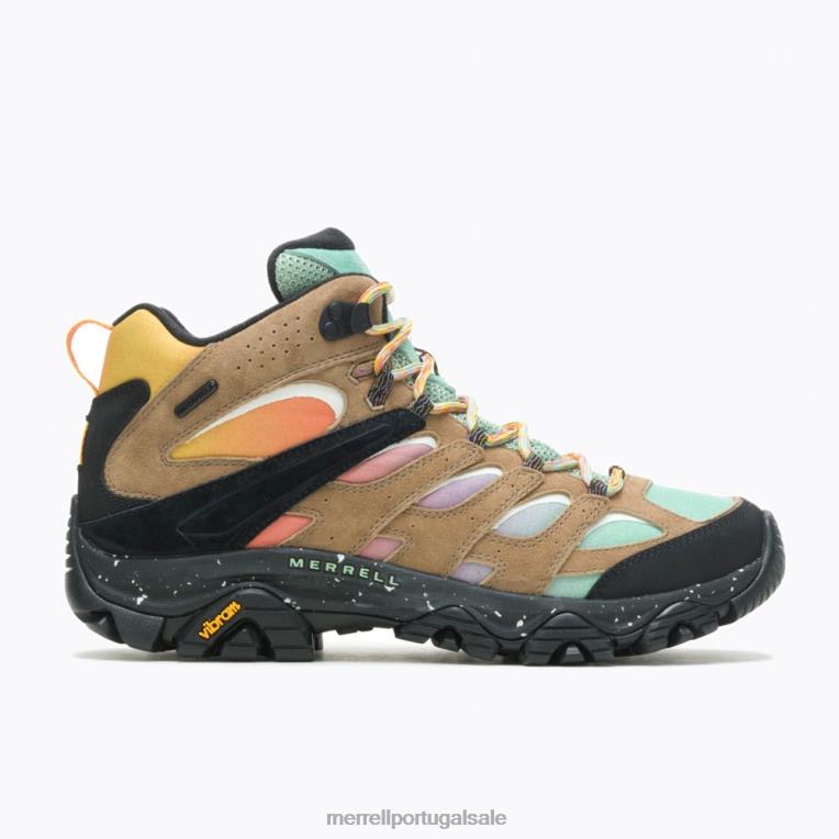 moab 3 à prova d'água intermediária x caminhantes improváveis ​​(j499993) Merrell homens 4820N180 multi sapato