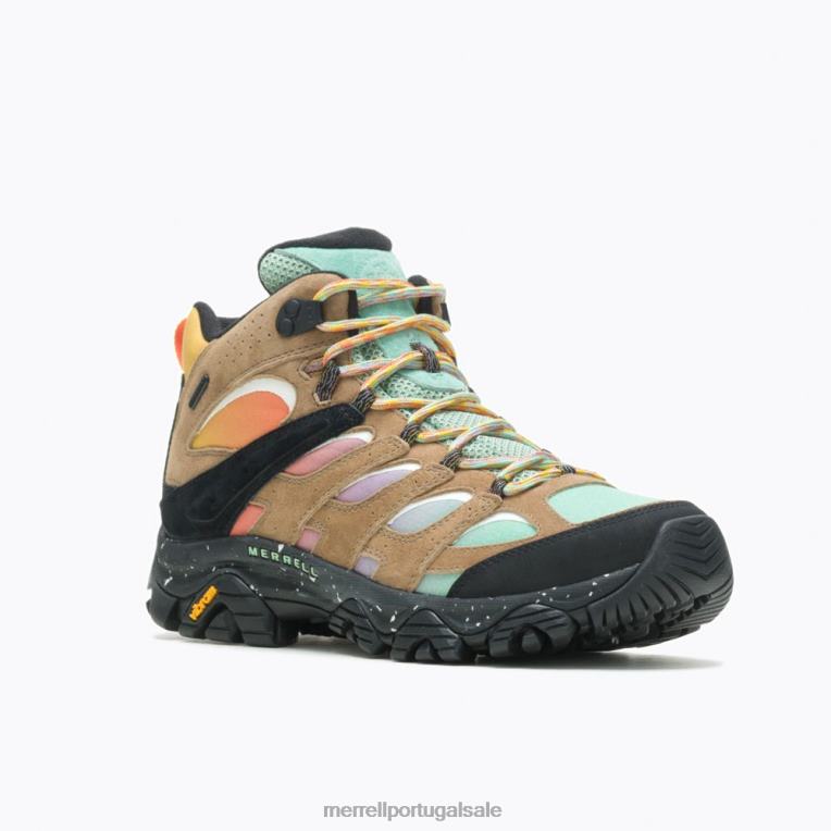 moab 3 à prova d'água intermediária x caminhantes improváveis ​​(j499993) Merrell homens 4820N180 multi sapato