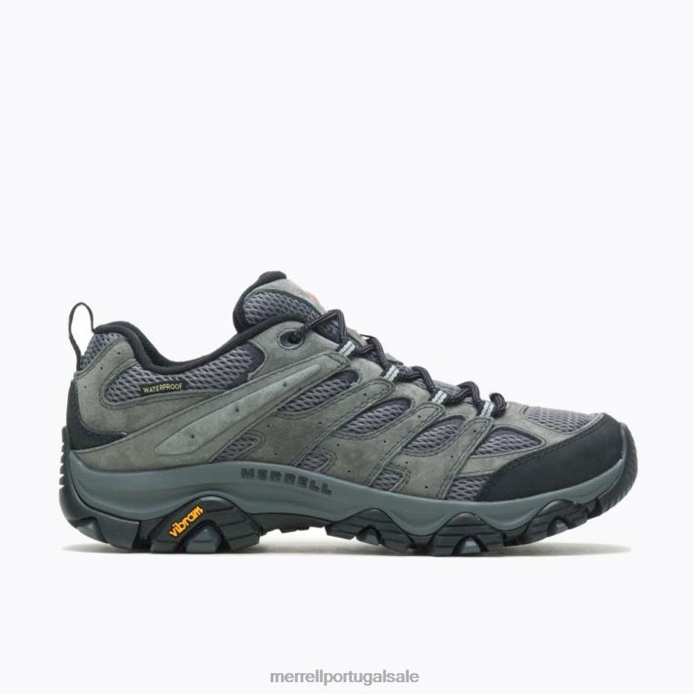 moab 3 à prova d'água (j035855) Merrell homens 4820N74 granito sapato