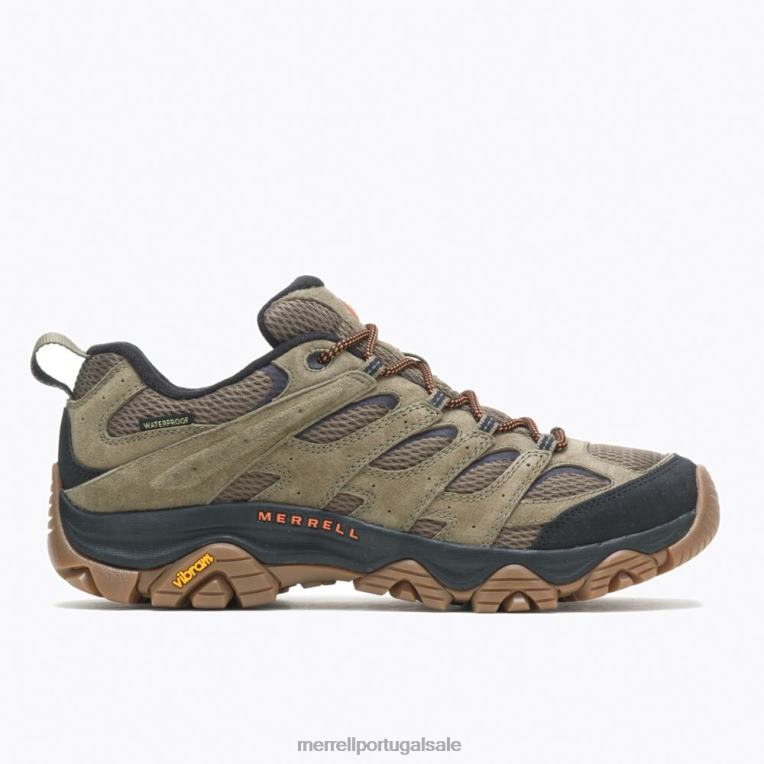moab 3 à prova d'água (j036553) Merrell homens 4820N76 azeitona/goma sapato