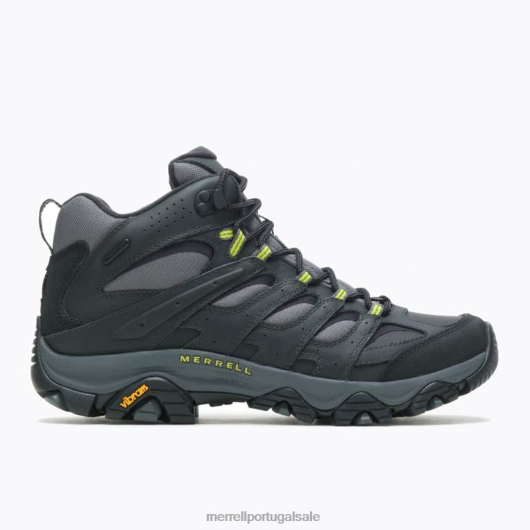 moab 3 termo à prova d'água (j036629) Merrell homens 4820N652 granito/oi viz sapato