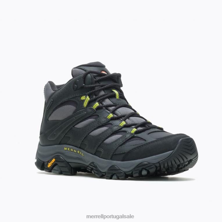 moab 3 termo à prova d'água (j036629) Merrell homens 4820N652 granito/oi viz sapato