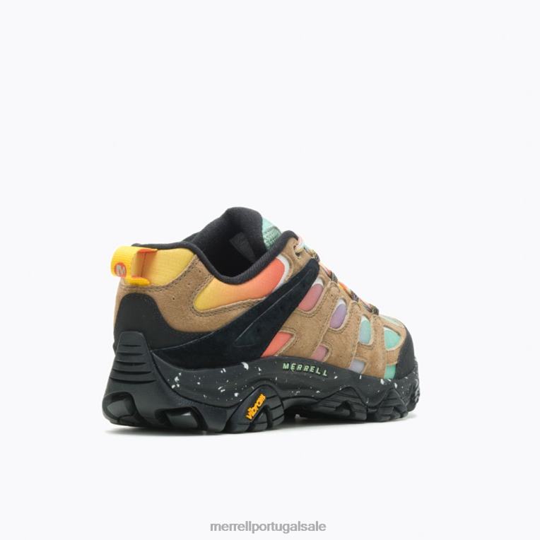 moab 3 x largura larga de caminhantes improváveis ​​(j499995w) Merrell homens 4820N272 multi sapato