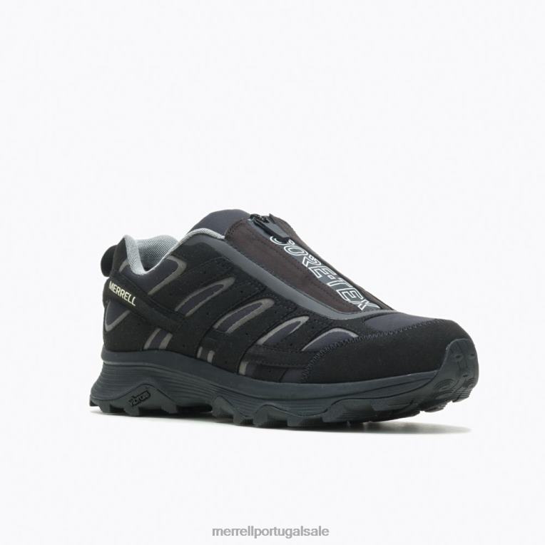 moab híbrido zip gore-tex 1trl (j004731) Merrell homens 4820N571 preto sapato