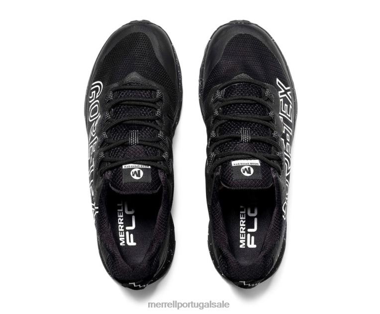 moab speed gore-tex se (j036389) Merrell homens 4820N580 preto sapato