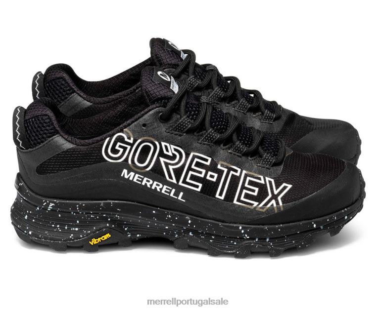 moab speed gore-tex se (j036389) Merrell homens 4820N580 preto sapato