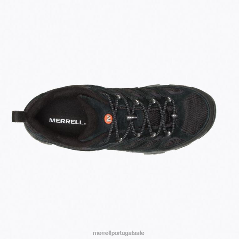 moabe 3 (j035875) Merrell homens 4820N142 noite negra sapato