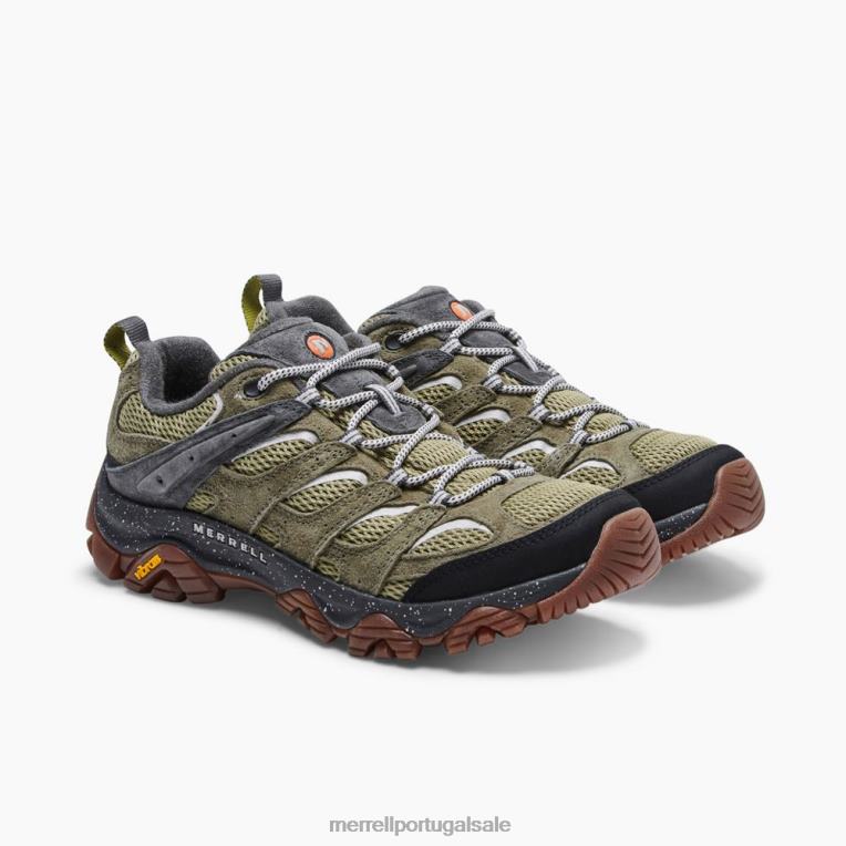 moabe 3 (j036277) Merrell homens 4820N143 musgo sapato