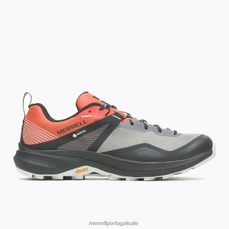 mqm 3 gore-tex (j037181) Merrell homens 4820N11 carvão/tangerina sapato