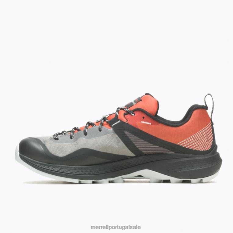 mqm 3 gore-tex (j037181) Merrell homens 4820N11 carvão/tangerina sapato