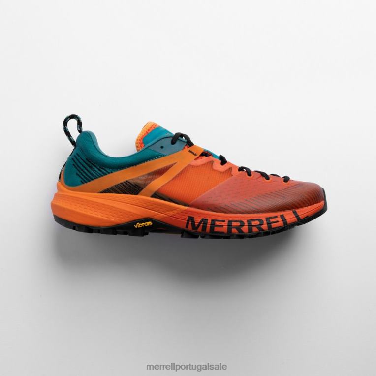 mtl mqm (j067155) Merrell homens 4820N7 tangerina/mineral sapato
