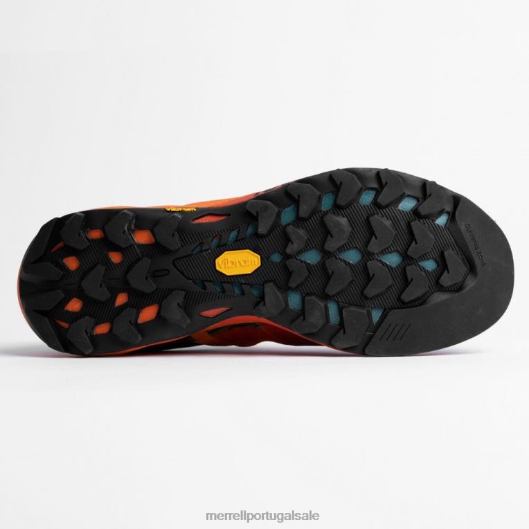 mtl mqm (j067155) Merrell homens 4820N7 tangerina/mineral sapato