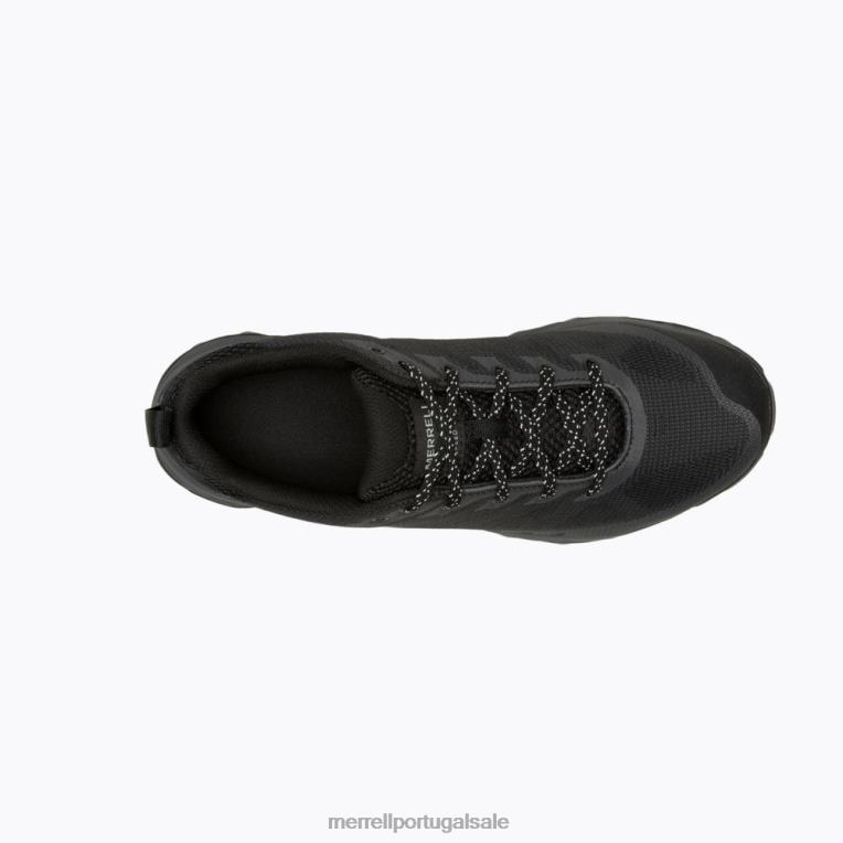 velocidade eco (j036985) Merrell homens 4820N27 preto/asfalto sapato