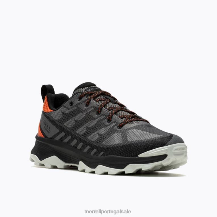 velocidade eco à prova d'água (j036999) Merrell homens 4820N73 carvão/tangerina sapato