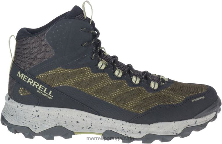 velocidade greve meio à prova d'água (j066879) Merrell homens 4820N780 Oliva sapato