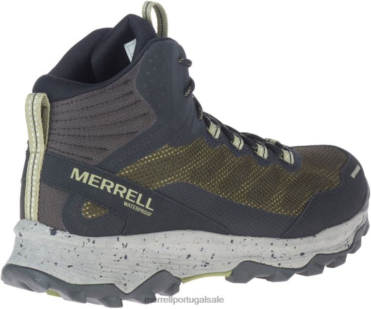 velocidade greve meio à prova d'água (j066879) Merrell homens 4820N780 Oliva sapato