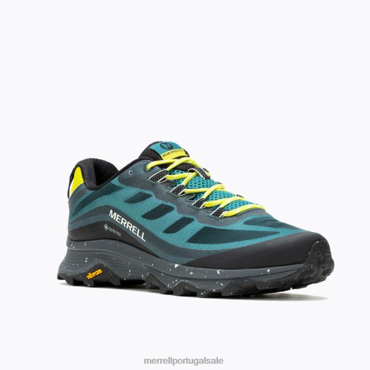 velocidade moab gore-tex (j067429) Merrell homens 4820N21 musgo marinho sapato