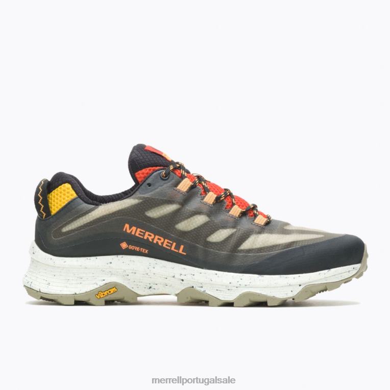 velocidade moab gore-tex (j067457) Merrell homens 4820N24 preto/multi sapato