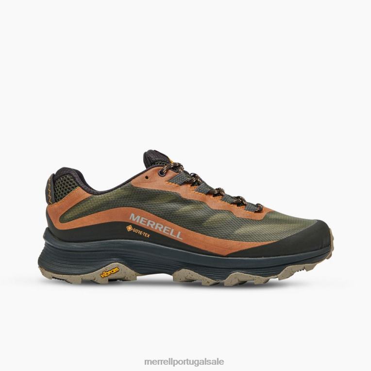 velocidade moab gore-tex largura larga (j066773w) Merrell homens 4820N365 líquen sapato