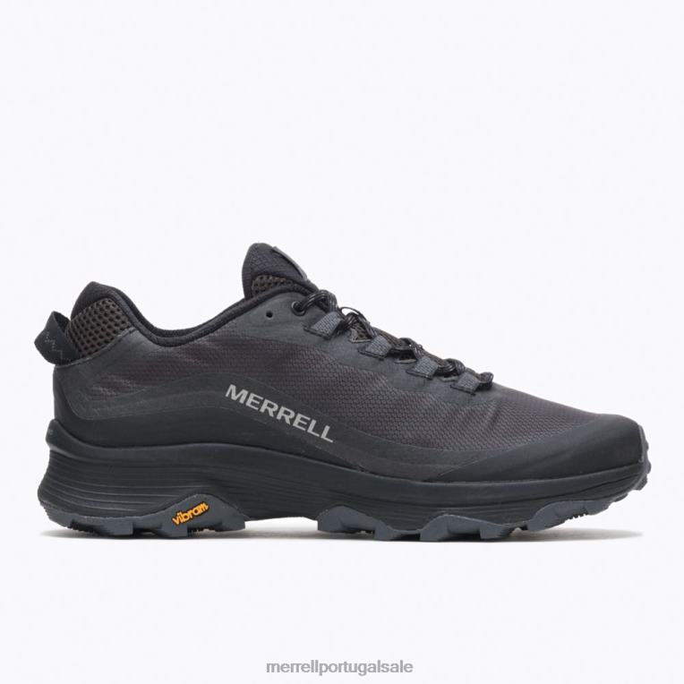 velocidade moab (j067039) Merrell homens 4820N514 preto/asfalto sapato