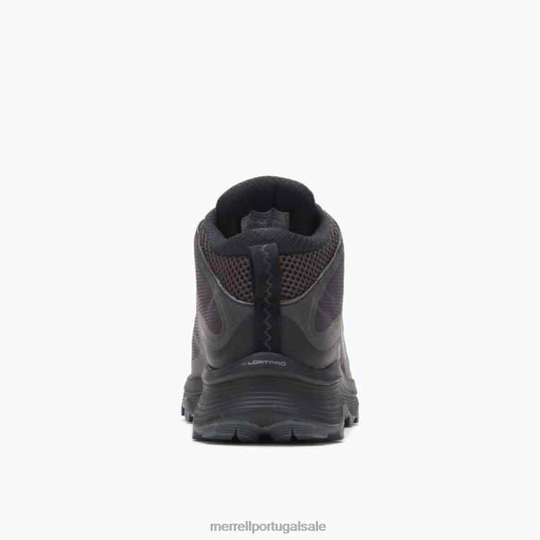 velocidade moab meio gore-tex (j067075) Merrell homens 4820N190 preto/asfalto sapato