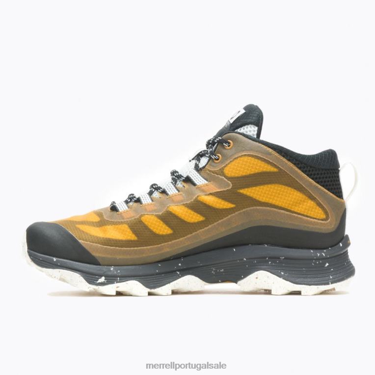 velocidade moab meio gore-tex (j067547) Merrell homens 4820N187 ouro ot sapato
