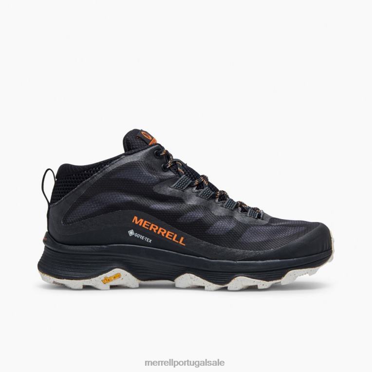 velocidade moab meio gore-tex (j135409) Merrell homens 4820N189 preto sapato