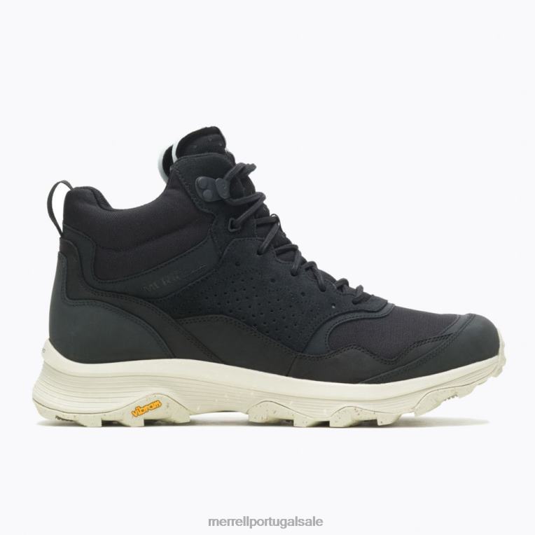 velocidade solo meio à prova d'água (j004531) Merrell homens 4820N37 preto sapato