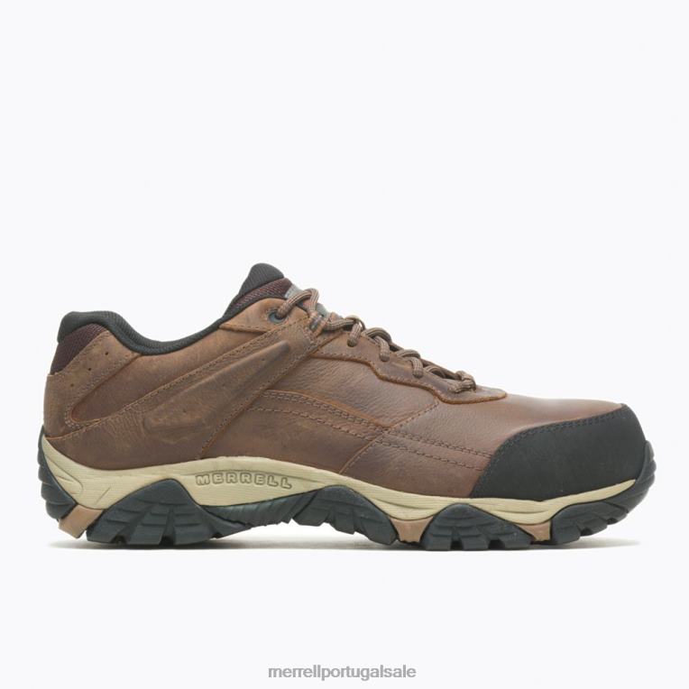 largura larga da fibra de carbono da aventura moab (j004637w) Merrell homens 4820N422 caramelo sapato