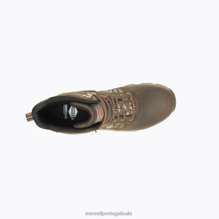 moab 2 madeira 6'' à prova d'água (j004651) Merrell homens 4820N599 caramelo/carvalho sapato