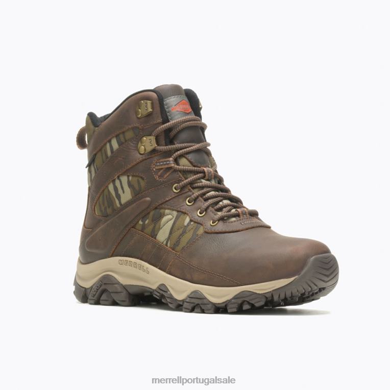 moab 2 madeira 6'' à prova d'água (j004651) Merrell homens 4820N599 caramelo/carvalho sapato
