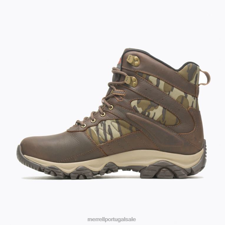 moab 2 madeira 6'' à prova d'água (j004651) Merrell homens 4820N599 caramelo/carvalho sapato