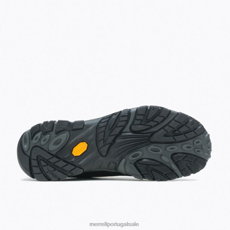 rendas de aventura moab largura larga à prova d'água (j91821w) Merrell homens 4820N366 preto sapato
