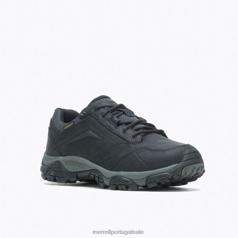 rendas de aventura moab largura larga à prova d'água (j91821w) Merrell homens 4820N366 preto sapato
