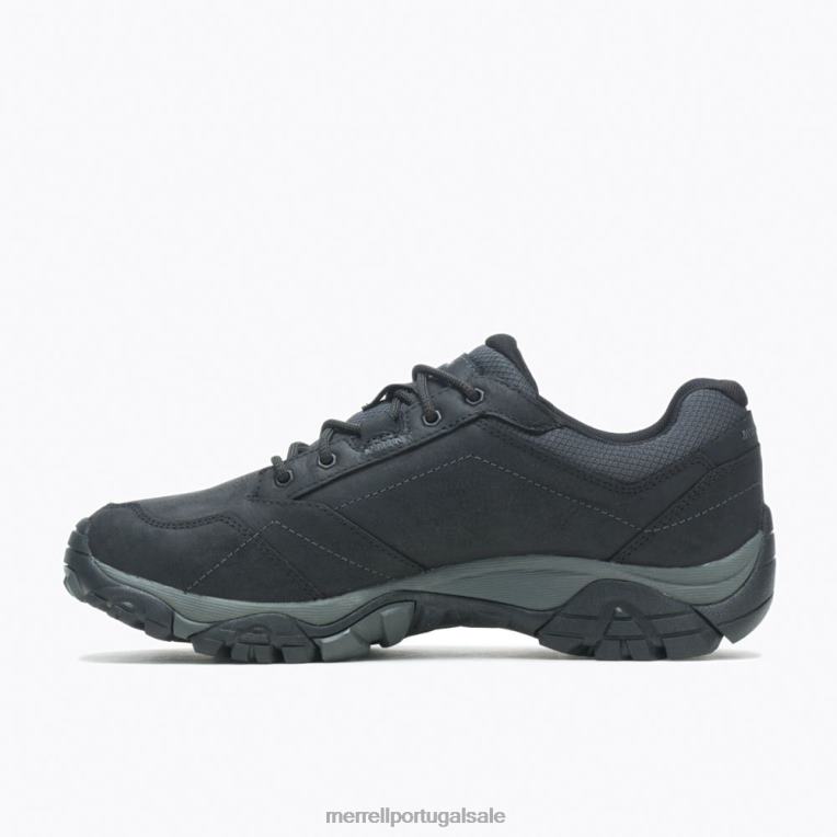 rendas de aventura moab largura larga à prova d'água (j91821w) Merrell homens 4820N366 preto sapato