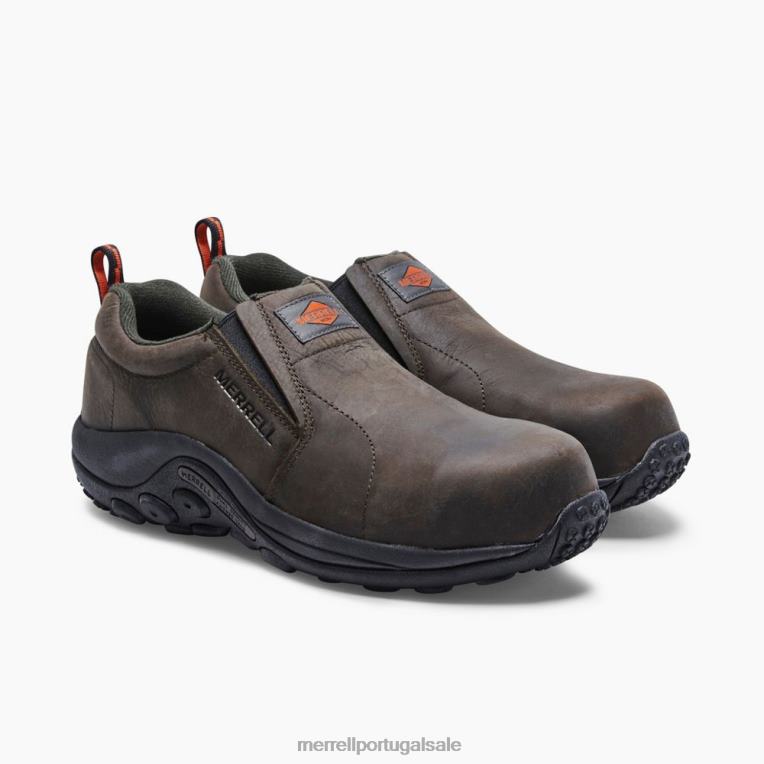 sapatilha de trabalho em couro moc selva (j099319) Merrell homens 4820N346 expresso sapato