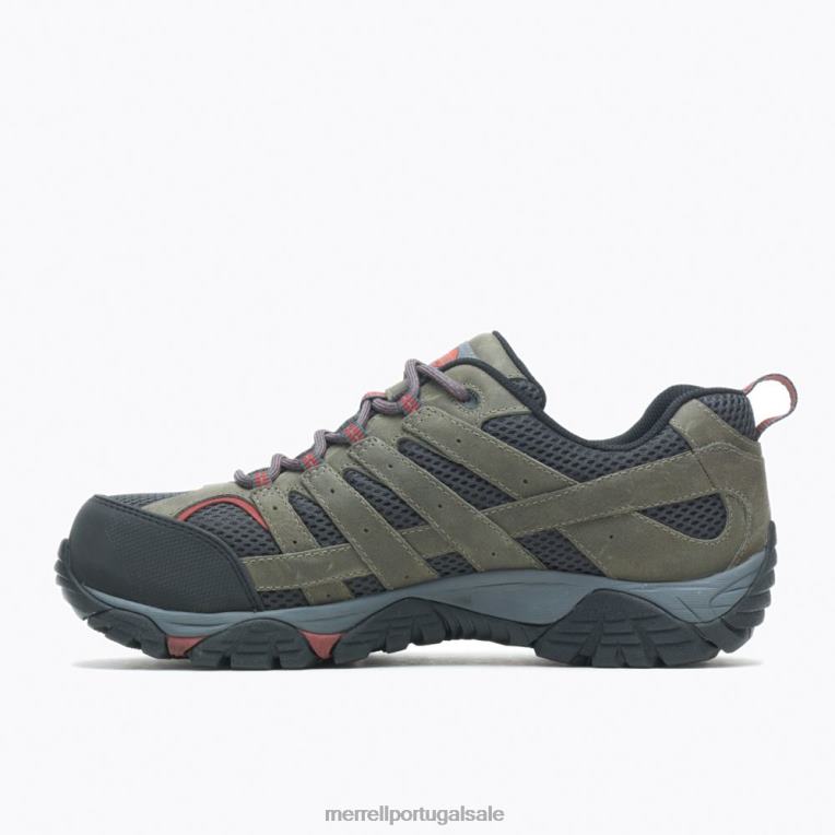 sapato de trabalho moab vertex vent comp toe (j11121) Merrell homens 4820N370 estanho sapato