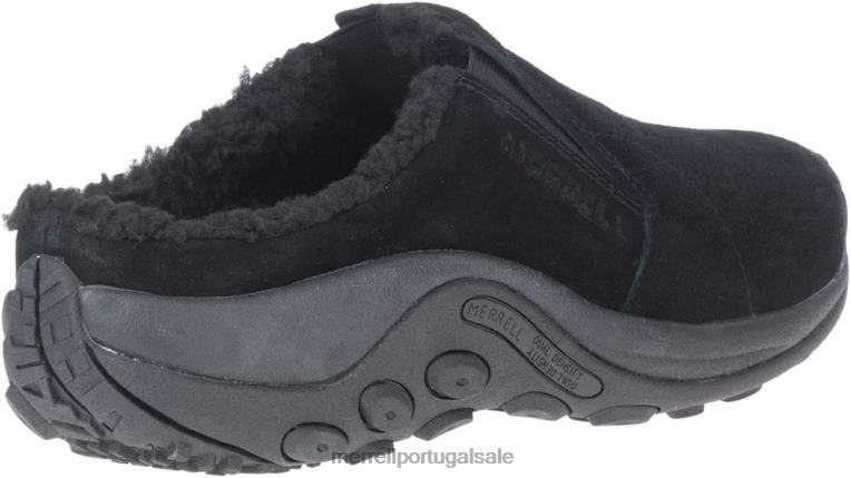 Jungle slide aconchegante (j004147) Merrell homens 4820N496 preto sapato
