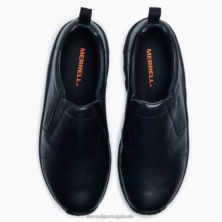 selva moc couro 2 largura larga (j17199w) Merrell homens 4820N476 meia-noite sapato