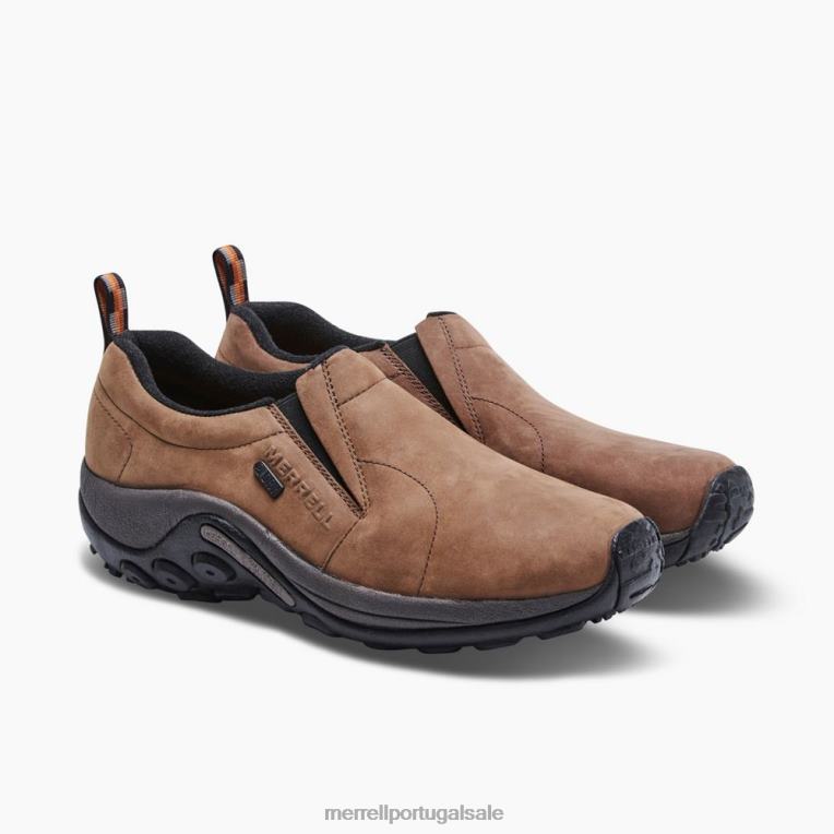 selva moc nubuck à prova d'água de largura larga (j52927w) Merrell homens 4820N246 marrom sapato