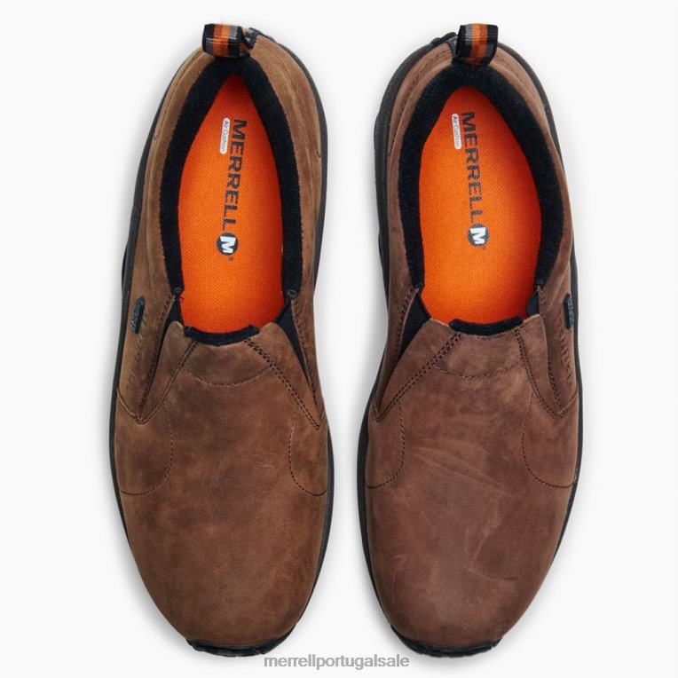 selva moc nubuck à prova d'água de largura larga (j52927w) Merrell homens 4820N246 marrom sapato