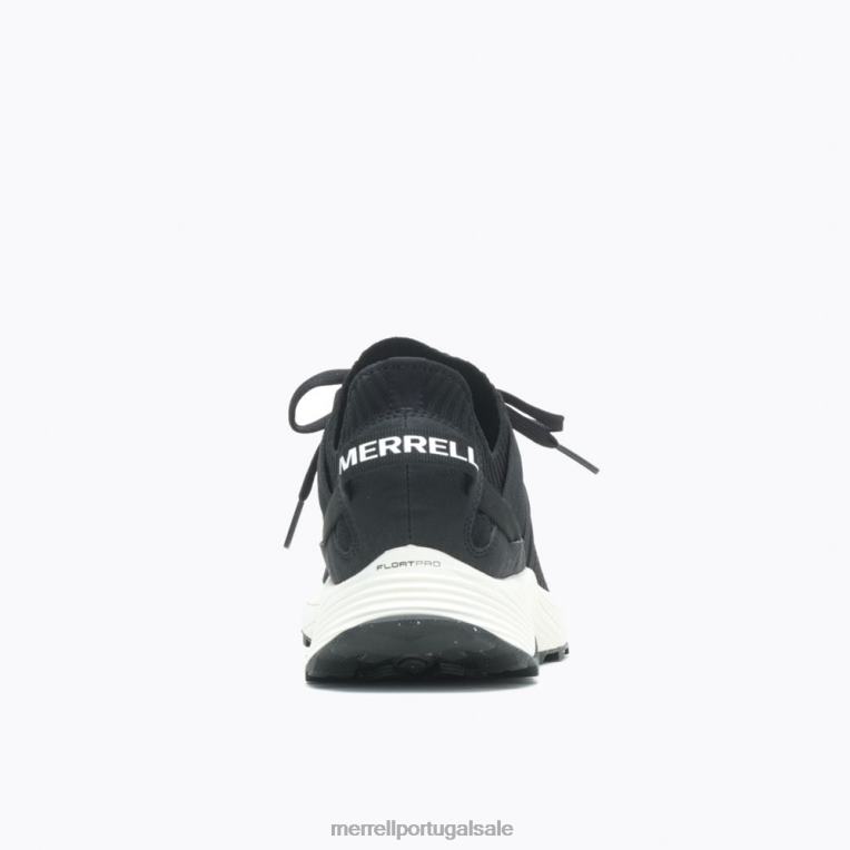 tênis de renda embarcado (j067295) Merrell homens 4820N66 Preto branco sapato